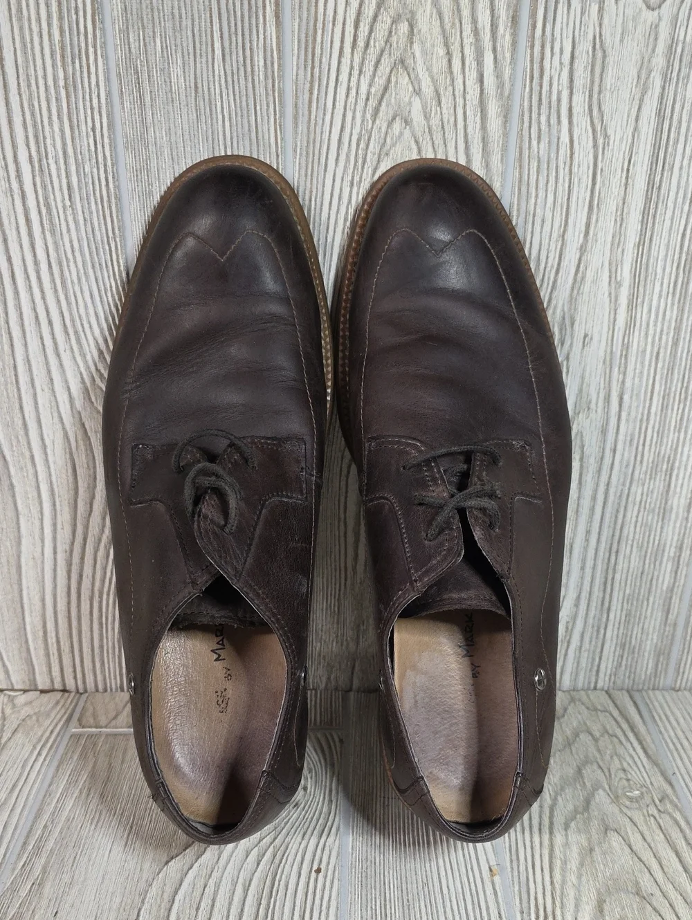 Mark Nason Lounge Vallejo 71965 Oxford Wingtip Leather Shoes Mens Size 10